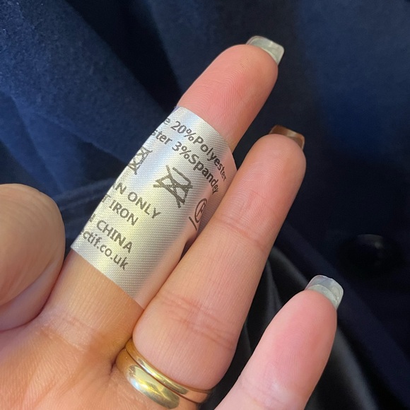 Collectif Vintage London Navy Blue Blazer Jacket - Picture 10 of 11